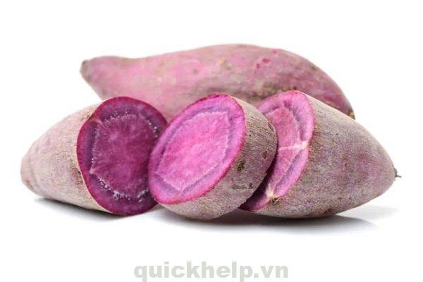 khoai lang tim bao nhieu calo